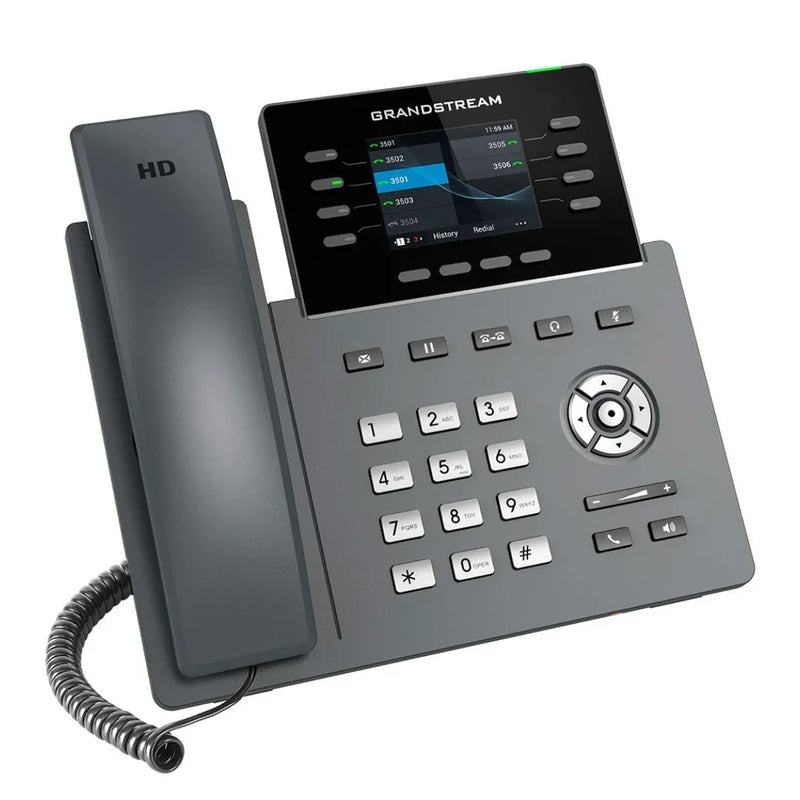 Teléfono IP GrandStream GRP2602P, 4 cuentas SIP, 4 teclas Grandstream Teléfono IP GrandStream GRP2602P, 4 cuentas SIP, 4 teclas Grandstream