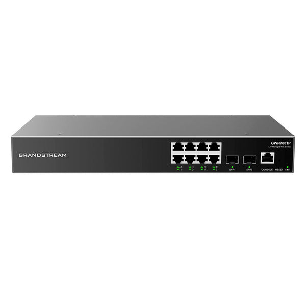 GANDSTREAM GWN7801P Switch 8 puertos poe+ gigabit administrable 150w