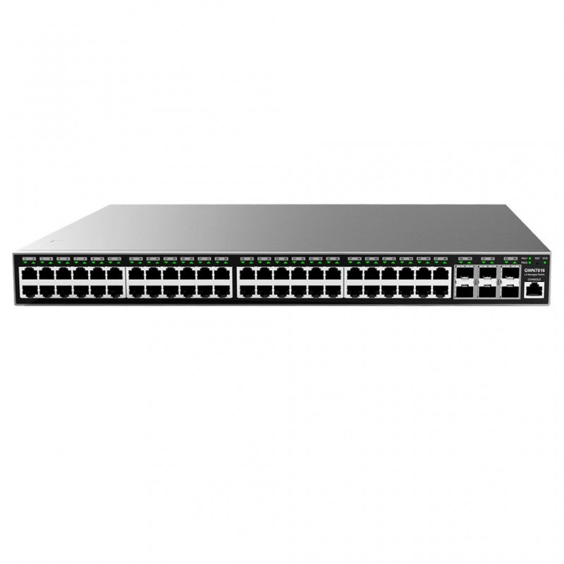 GRANDSTREAM GWN7816 Switch 48 Puertos GB 6SFP+ 10GB L3