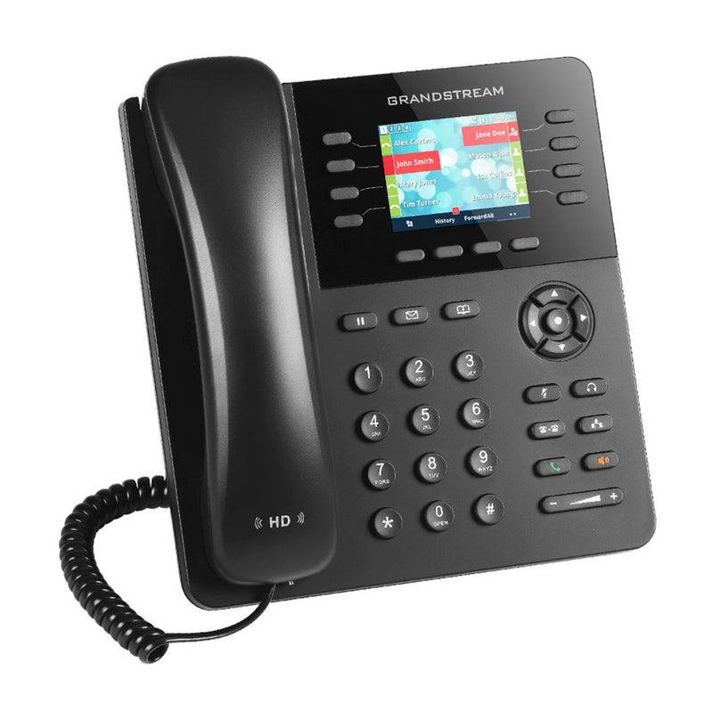 GRANDSTREAM GXP2135 Teléfono IP de 8 líneas, 4 cuentas SIP, pantalla a color 2.8", bluetooth.