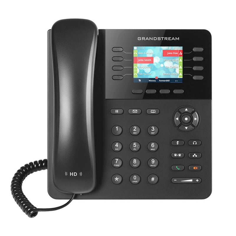 GRANDSTREAM GXP2135 Teléfono IP de 8 líneas, 4 cuentas SIP, pantalla a color 2.8", bluetooth.