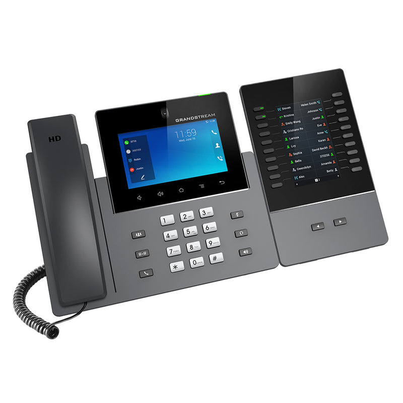 GRANDSTREAM GXV3350 Teléfono IP con videollamada Pantalla táctil 5" 16 cuentas SIP 16 lineas.