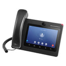 GRANDSTREAM GXV3370 IP phone with wifi video call, 7" LCD screen, 16 SIP accounts, 16 lines, 2 gigabit ports. Poe