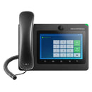 GRANDSTREAM GXV3370 IP phone with wifi video call, 7" LCD screen, 16 SIP accounts, 16 lines, 2 gigabit ports. Poe