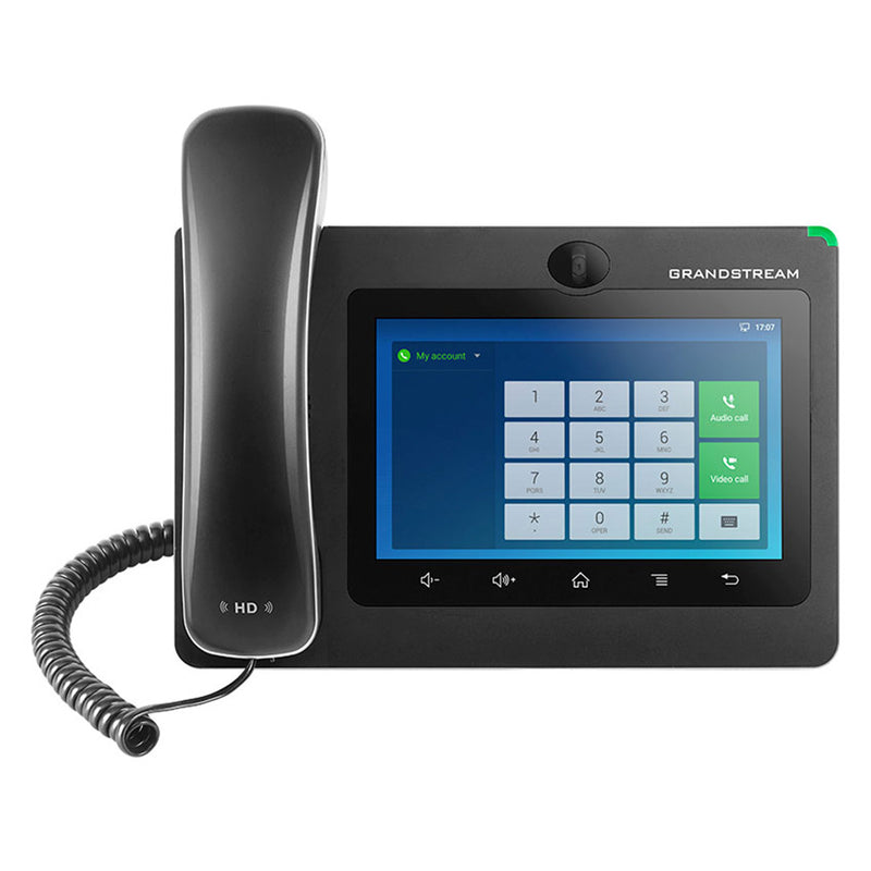 GRANDSTREAM GXV3370 Teléfono IP con videollamada  wifi, pantalla lcd 7", 16 cuentas SIP, 16 lineas, 2 puertos gigabit. Poe