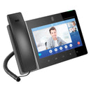 GRANDSTREAM GXV3380 IP phone with video call, 7" screen, 16 SIP accounts, 16 lines, 2 gigabit ports. Wifi