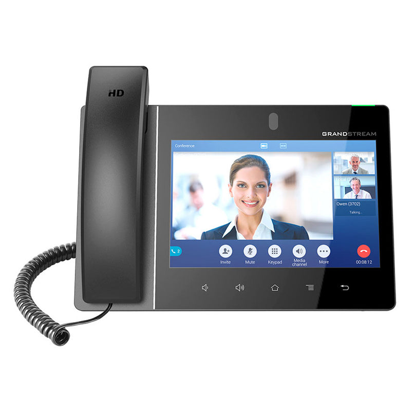 GRANDSTREAM GXV3380 Teléfono IP con videollamada pantalla 7", 16 cuentas SIP, 16 lineas, 2 puertos gigabit. Wifi