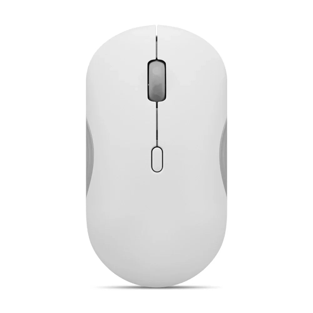 LENOVO 350 Mouse Silencioso Dual Bluetooth 5.3 Sin Batería Gris Nube GY51S61909