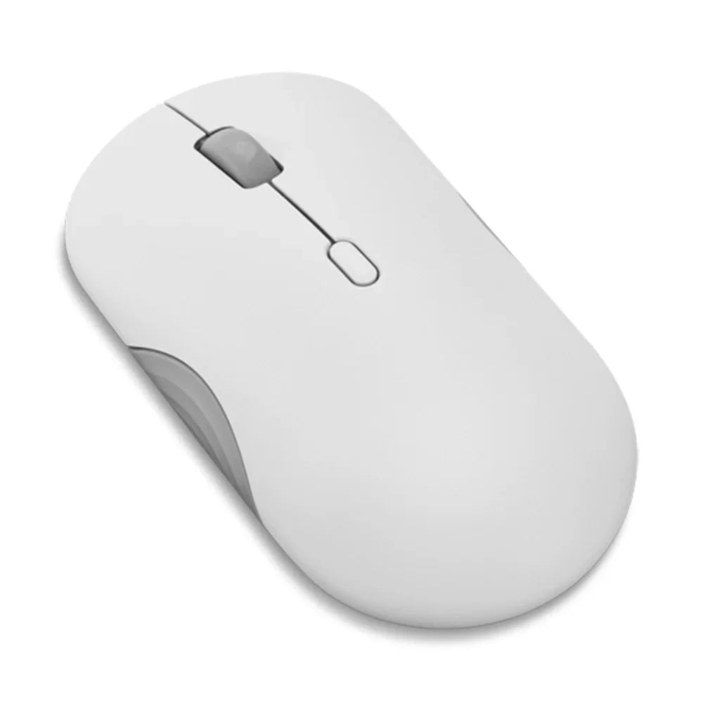 LENOVO 350 Mouse Silencioso Dual Bluetooth 5.3 Sin Batería Gris Nube GY51S61909