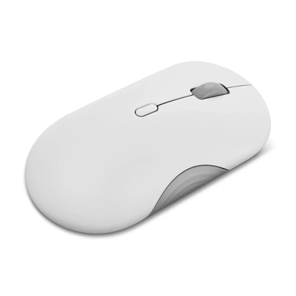 LENOVO 350 Mouse Silencioso Dual Bluetooth 5.3 Sin Batería Gris Nube GY51S61909
