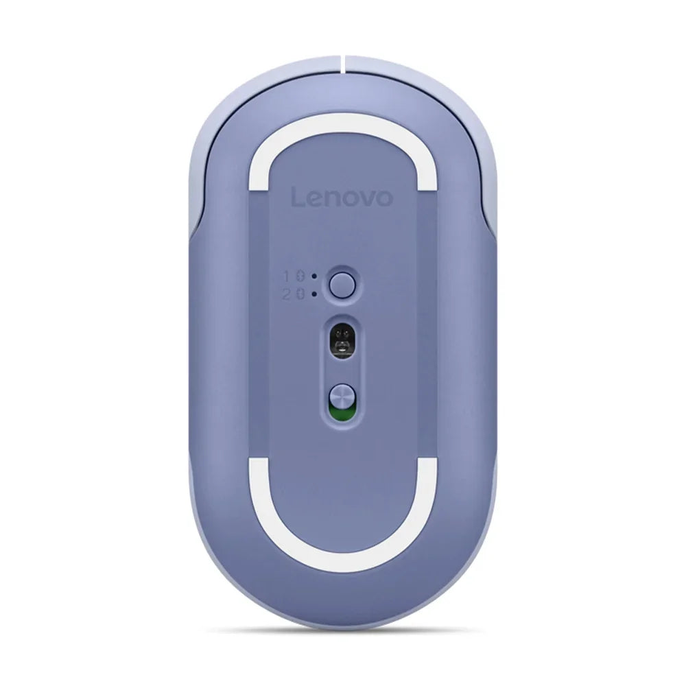 LENOVO 350 Mouse Silencioso Dual Bluetooth 5.3 Sin Bateria Uva GY51S61912