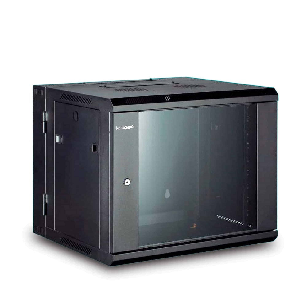 KONEXXION 1902090001 Gabinete de pared 9RU 500mm(Alt) x 600mm(Anc) x ...