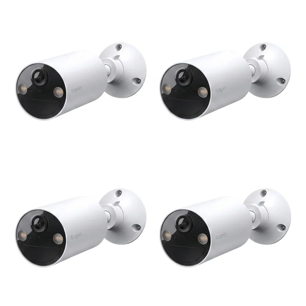 TP-LINK TAPO C410 4-Pack Cámara de Seguridad Alimentada por Bateria