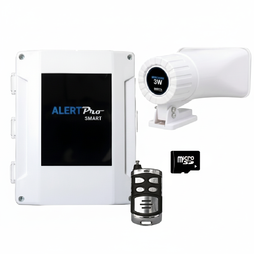 SHOCTIX KIT-ALERT-PRO SMART Kit Alarma Smart Dual Triple Audio Personalizado WIFI
