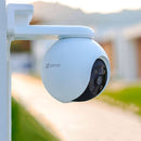 EZVIZ H8 3K WIFI Security Camera 5MP 360º 2-way audio, autotracking. Detects human, vehicle and hand gestures