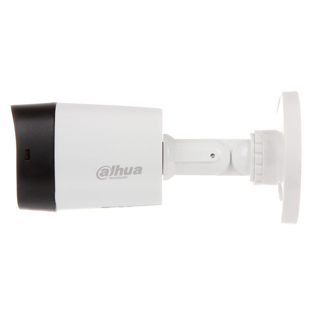 Cámara de seguridad tipo bala blanca para videovigilancia, instalación en pared o techo