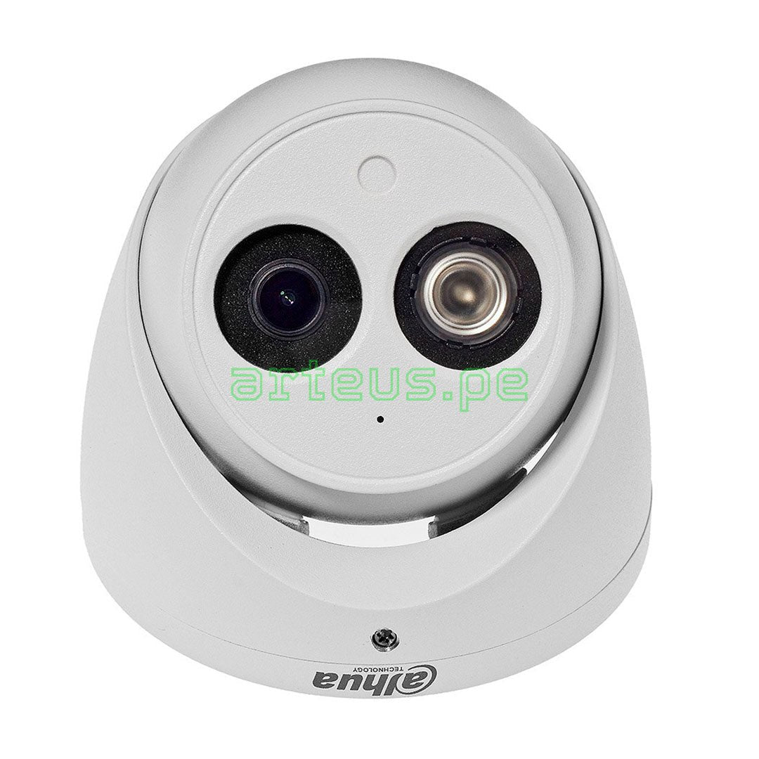 DAHUA HAC-HDW1200EM-(A) Cámara de Seguridad Analógica 2MP Full HD, 2.8mm IR 50m, IP67, Micrófono