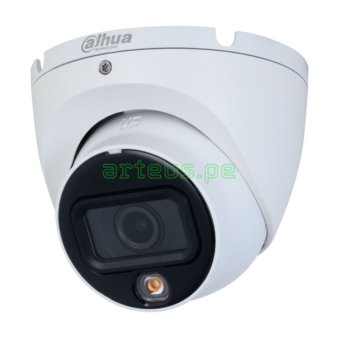 DAHUA HAC-HDW1200TLMN-IL-A Cámara de Seguridad Analógica 2MP Domo, 2.8mm, Luz Dual, Micrófono