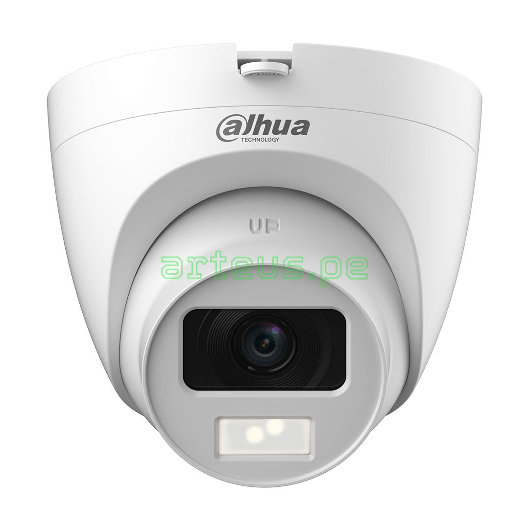 DAHUA HAC-HDW1500CLQN-IL-A Cámara de Seguridad Analógica 5MP, Doble Luz Inteligente y Foco Fijo, fácil instalación