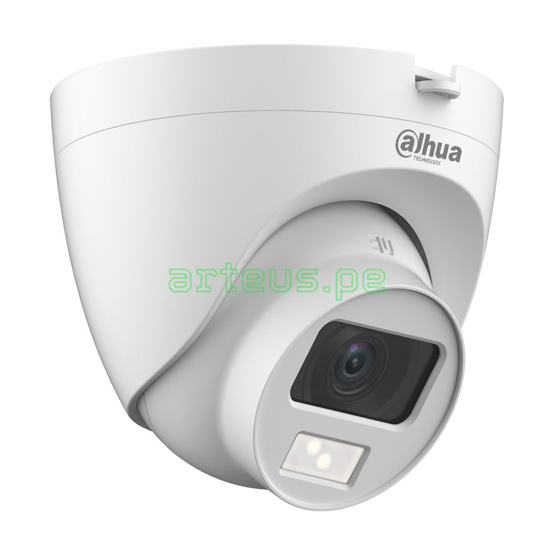 DAHUA HAC-HDW1500CLQN-IL-A Cámara de Seguridad Analógica 5MP, Doble Luz Inteligente y Foco Fijo, fácil instalación