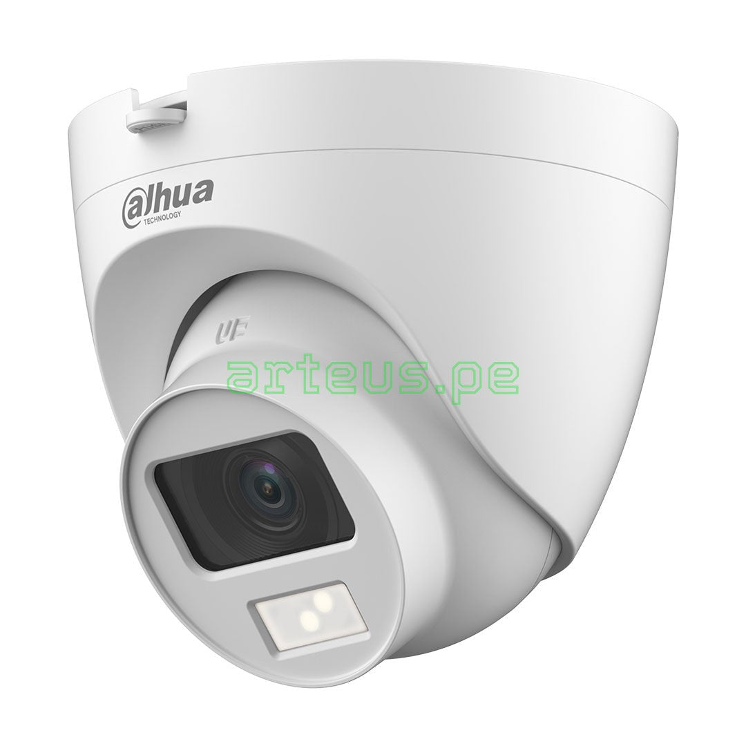 DAHUA HAC-HDW1500CLQN-IL-A Cámara de Seguridad Analógica 5MP, Doble Luz Inteligente y Foco Fijo, fácil instalación