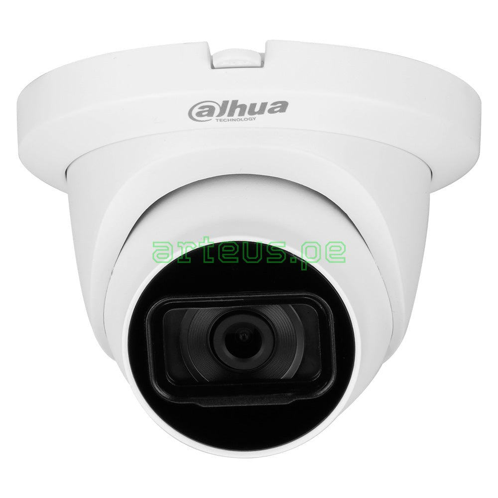 Cámara de seguridad tipo domo blanca Dahua para videovigilancia y monitoreo CCTV