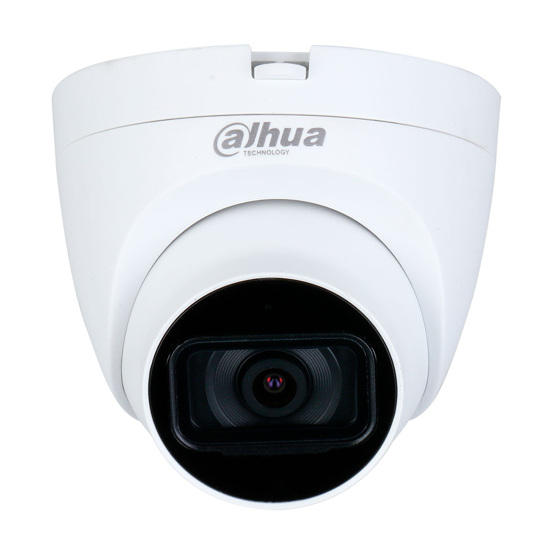 Cámara de seguridad tipo domo blanca para videovigilancia y sistemas de protección