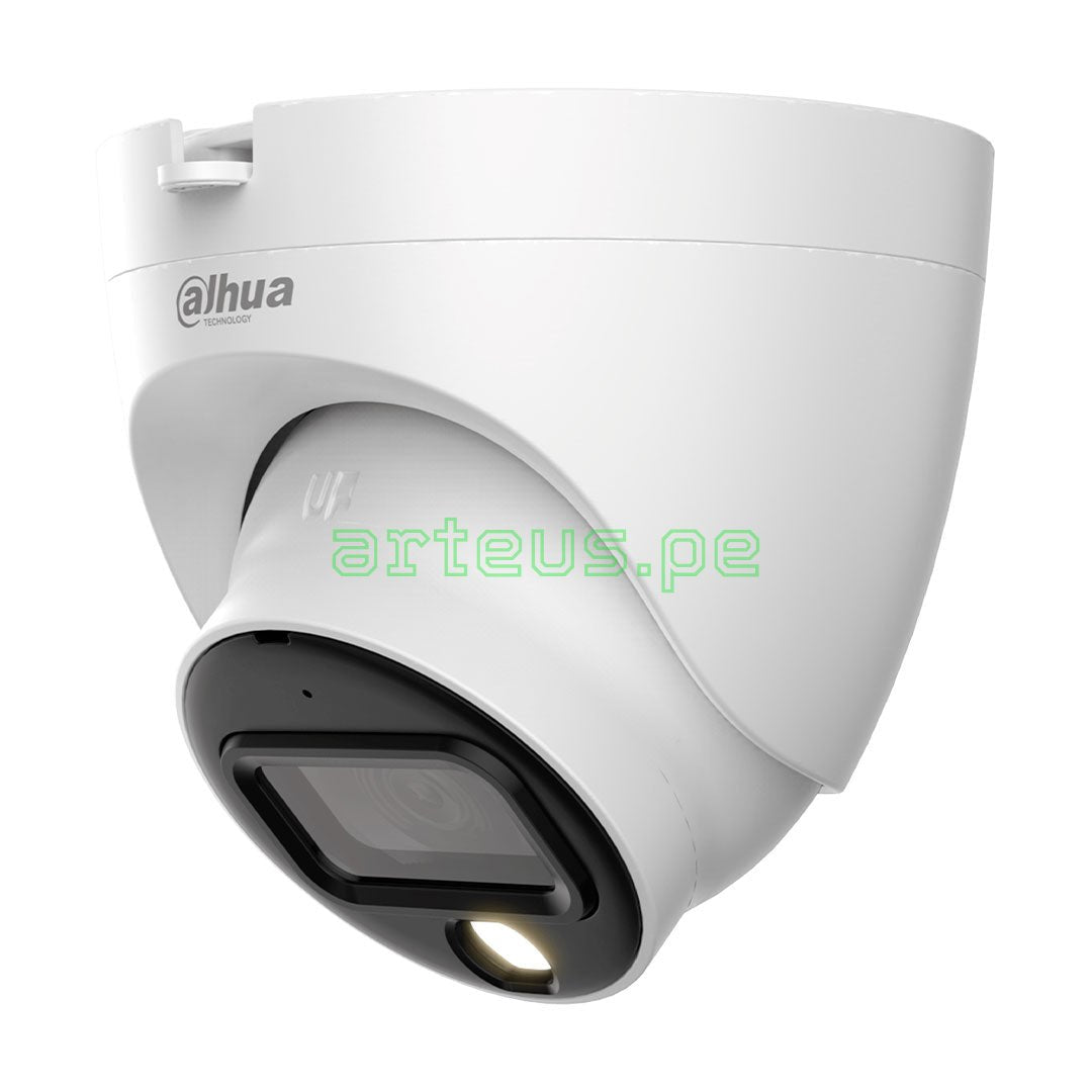 DAHUA HAC-HDW1509TLQN(-A)-LED Cámara de seguridad analógica 5MP domo, micrófono, full color, fácil instalación