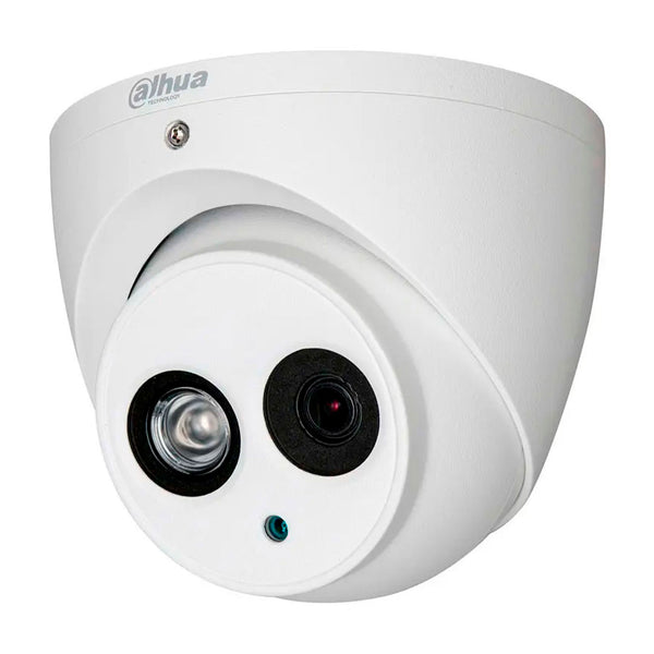 DAHUA HAC-HDW1801EM-A Cámara de seguridad analógica 4K 8MP domo, 3,6 mm infrarrojo 50m