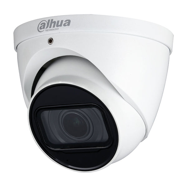 DAHUA HAC-HDW1801T-Z-A Cámara de seguridad analógica 4K 8MP domo, micrófono, lente motorizado, visión nocturna infrarrojo 60m