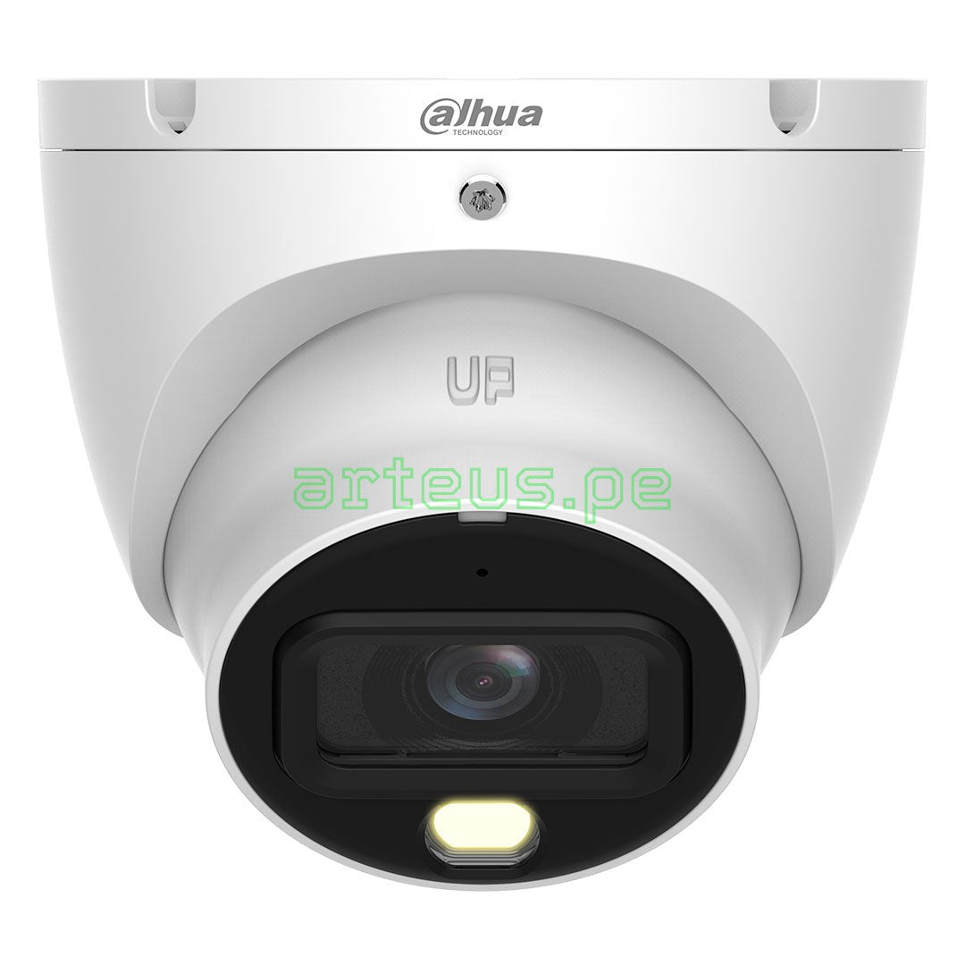DAHUA HAC-HDW1809TLMN-A-LED Cámara de Seguridad Analógica 4K domo, 3,6mm infrarrojo 20m, Full Color