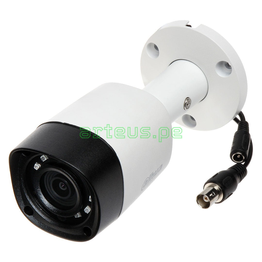 DAHUA HAC-HFW1000RM-0280B-S3 Cámara de seguridad analógica 1MP bala, 2.8mm infrarrojo 20m
