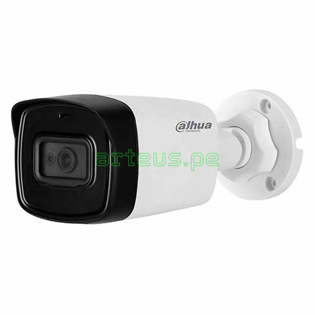 DAHUA HAC-HFW1200TL Cámara de Seguridad analógica 2MP Bala Infrarroja con Foco Fijo y Doble Luz