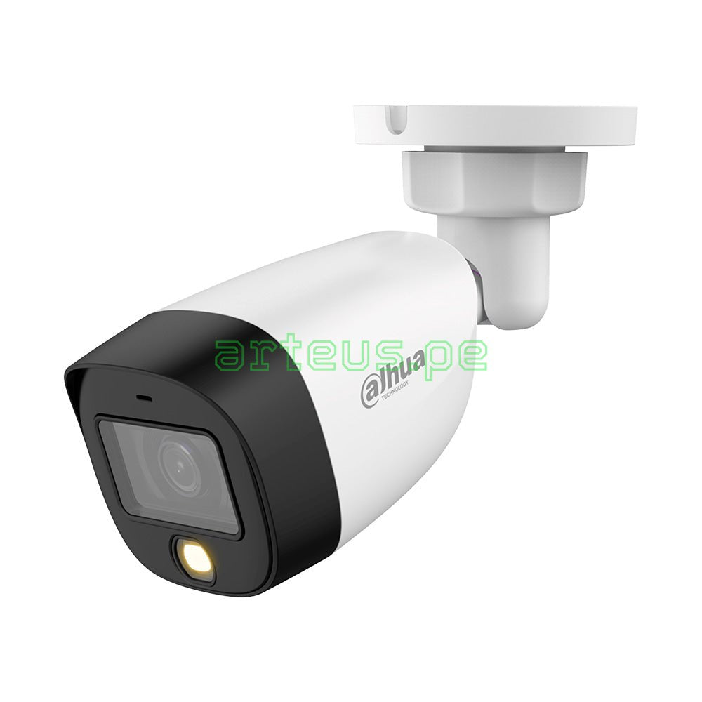 Cámara de videovigilancia de seguridad Dahua tipo bala para exteriores, color blanco
