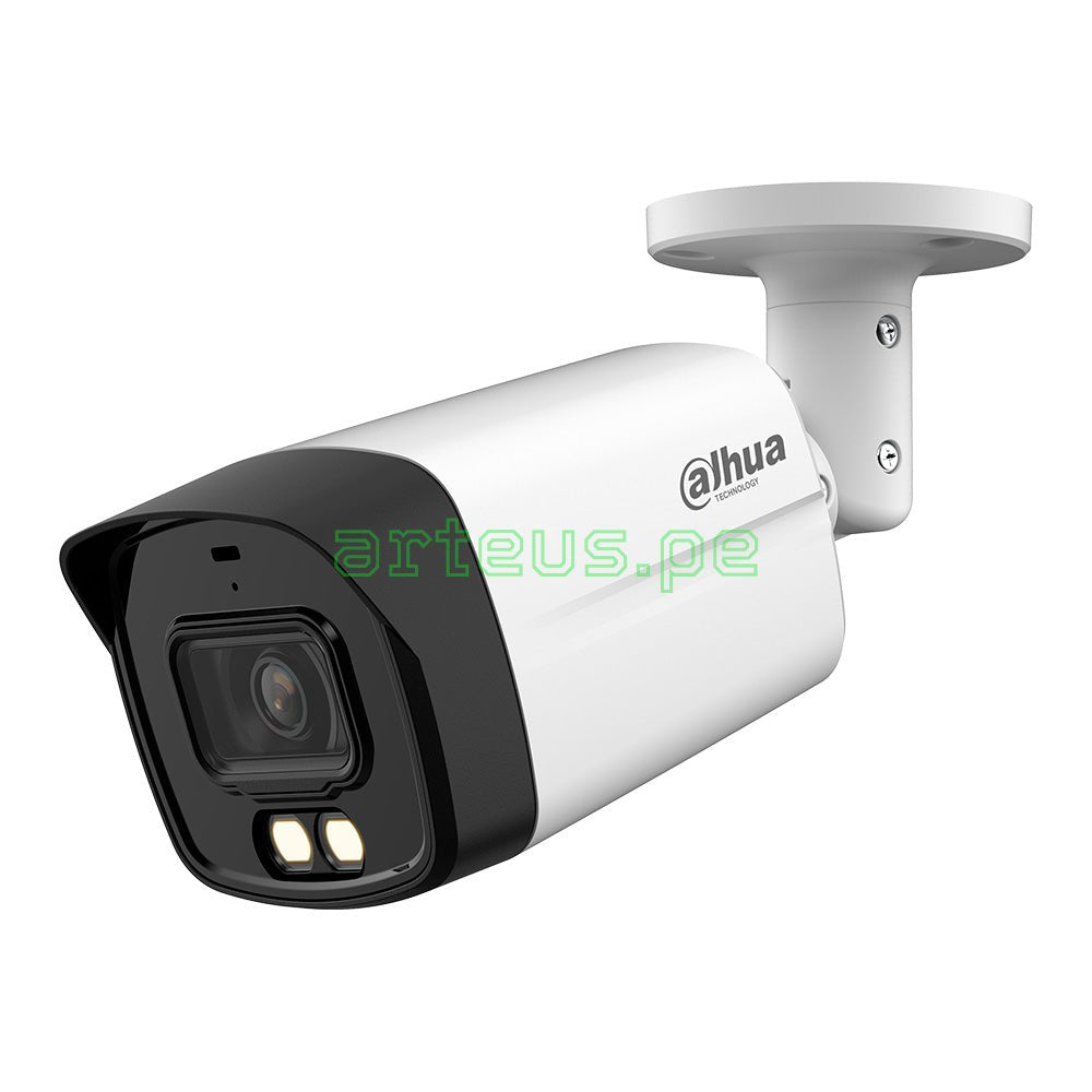 DAHUA HAC-HFW1509TLM-IL-A Cámara de seguridad analógica 2K 5MP, 2.8mm IR/LED 40m, Micrófono, SUPER ADAPT