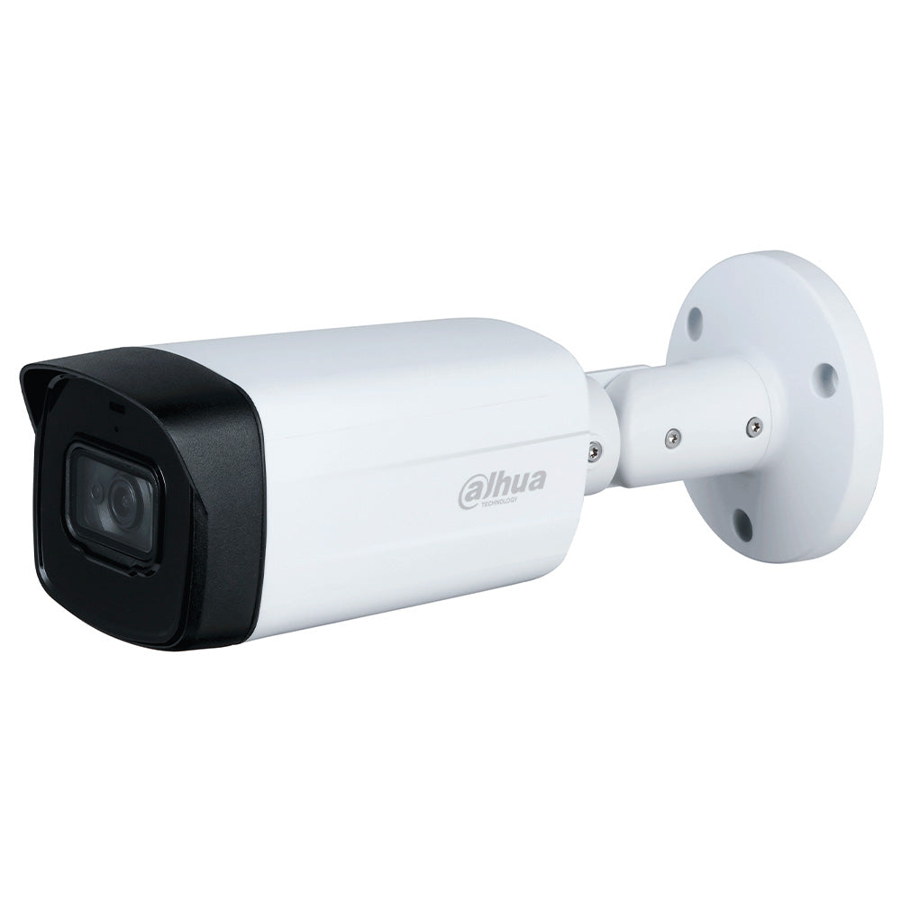 Cámara de seguridad tipo bala Dahua para videovigilancia, color blanco, montaje en pared