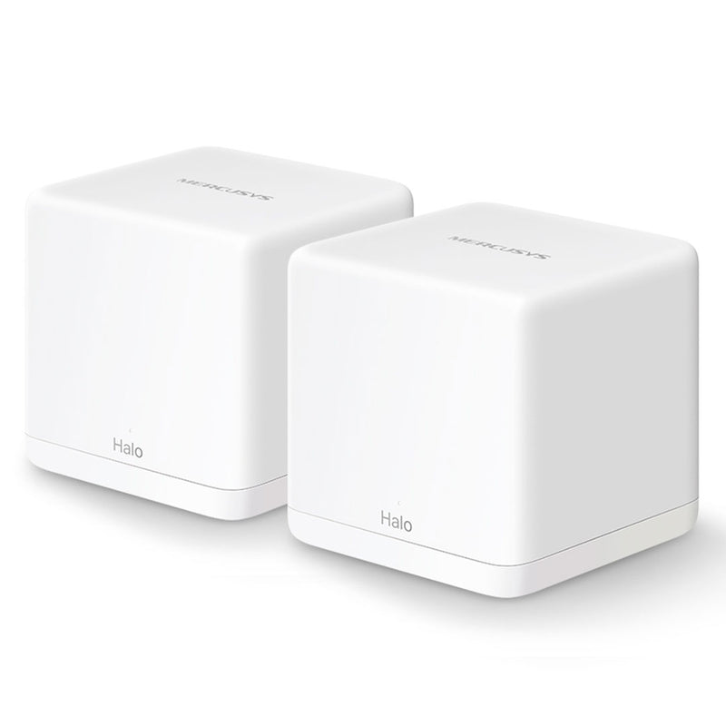 MERCUSYS HALO H30G(2-pack) Pack x2 Sistema Wi-Fi 5 Mesh AC1300 para todo el Hogar de doble banda. Hasta 1900MBPS 02X10/100/1000