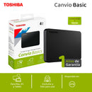 Disco rígido externo TOSHIBA HDTB540XK3CA Canvio Basics, 4 TB, USB 3.0 