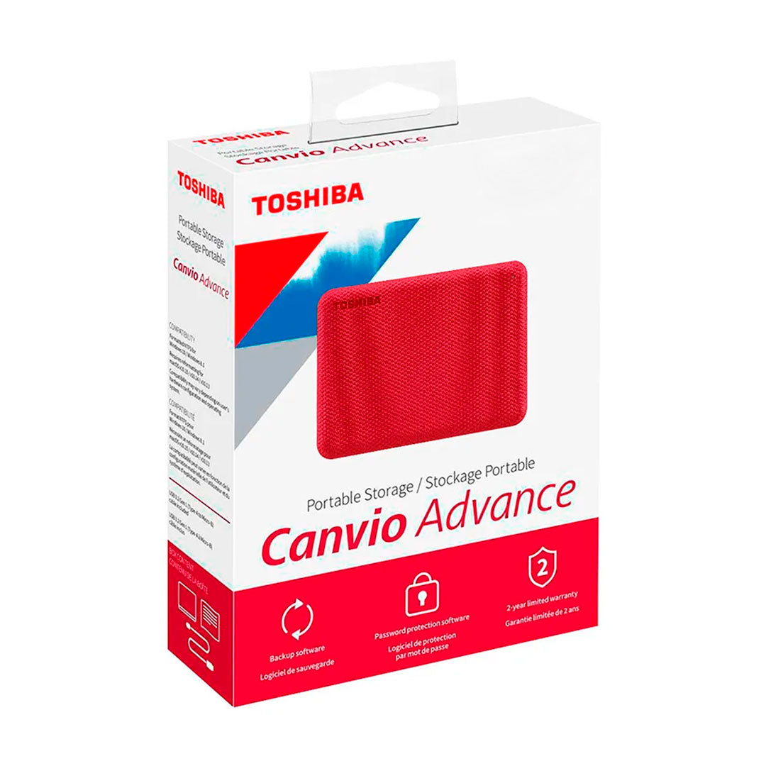 TOSHIBA Canvio Advance Disco Duro 4TB Externo Portátil USB HDTCA40XR3CA