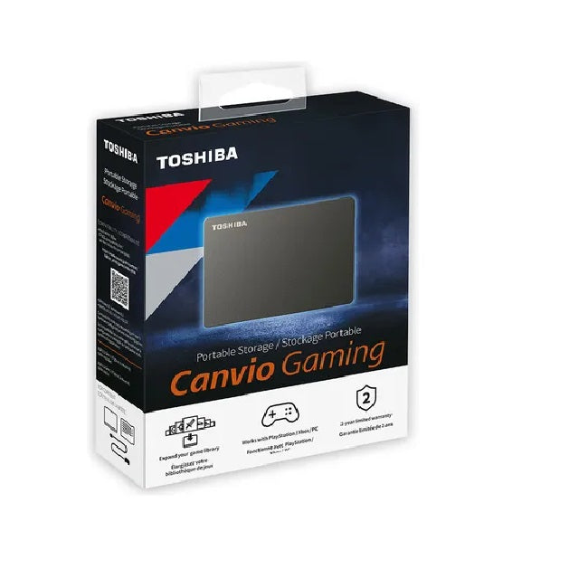 TOSHIBA Canvio Gaming Disco Duro 4TB Externo Portátil USB para Juegos HDTX140XK3CA