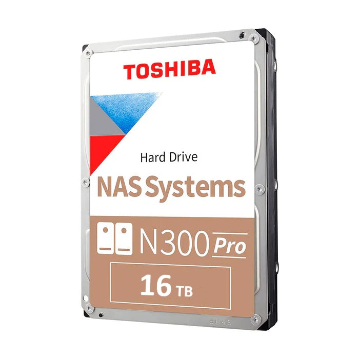 TOSHIBA N300 PRO Disco Duro NAS 16TB 3.5" 7200RPM HDWG81GXZSTB