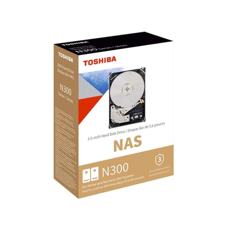 TOSHIBA HDWG62AXZSTA Disco Duro 20TB Para NAS N300 SATA 3.5 7200RPM