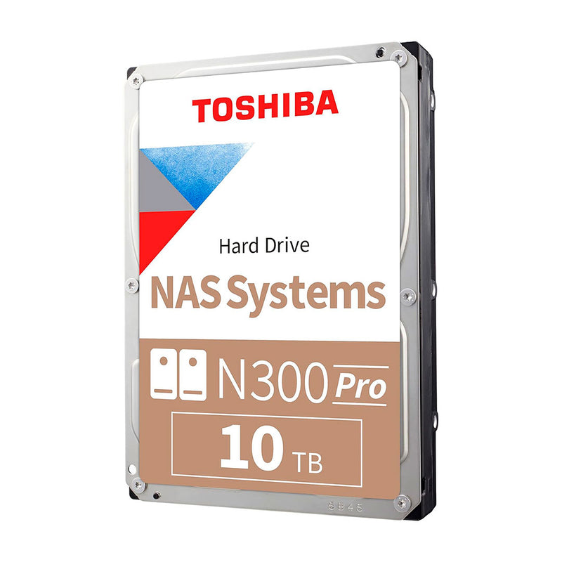 TOSHIBA HDWG71AXZSTB Disco Duro N300 Pro 10TB 6.0Gb/s, 7200rpm, 512MB Cache, 3.5"