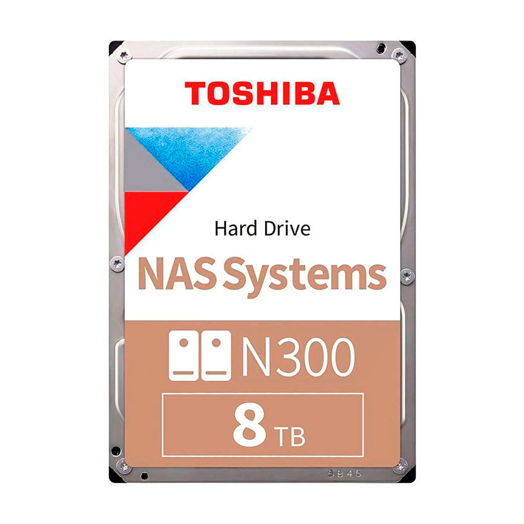 TOSHIBA N300 8TB Disco Duro NAS 3.5" SATA 7200RPM HDWG780XZSTA