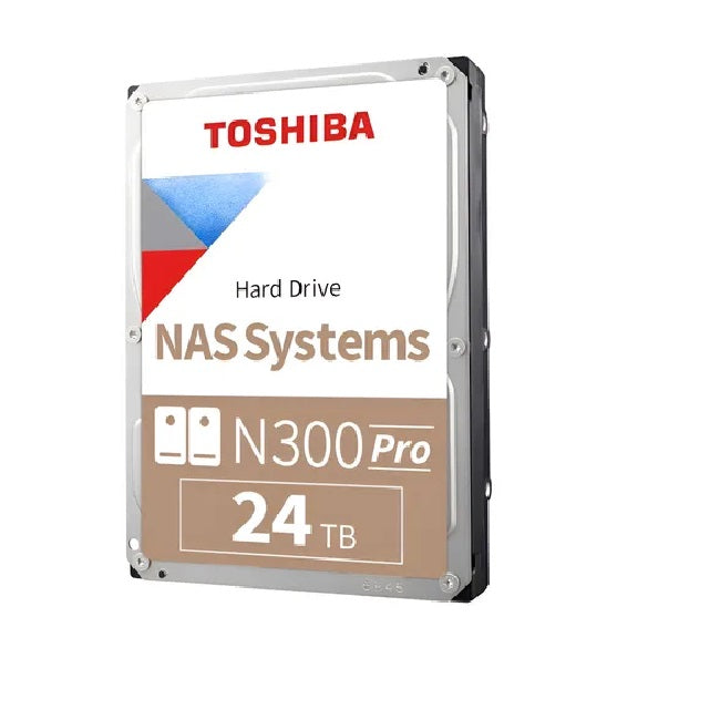 TOSHIBA N300 Pro Disco Duro 24TB 3.5" SATA 1024MB Cache 7200rpm para NAS HDWG82EXZSTB