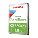 TOSHIBA HDWTA1AUZSVAR Disco Duro S300 Pro 10TB SATA 6.0Gb/s 7200rpm, 512MB Cache, 3.5". 