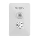 HAGROY HG-ST33 Wall-mounted presence and light sensor, 5m coverage. Energy saving