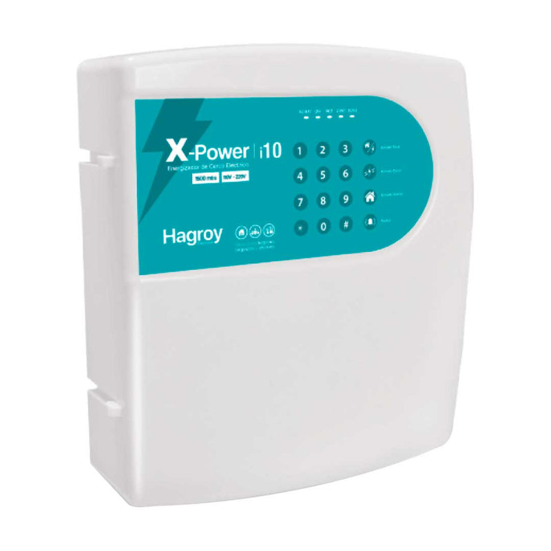 HAGROY XPOWER I10 Electrificador residencial de cerco eléctrico 1500m, 1.0 Jouls