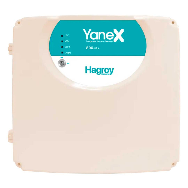 HAGROY KIT-YANEX800-220 Kit de cerco: Yanex 800, Batería 4amp, Sirena 30w y Letrero