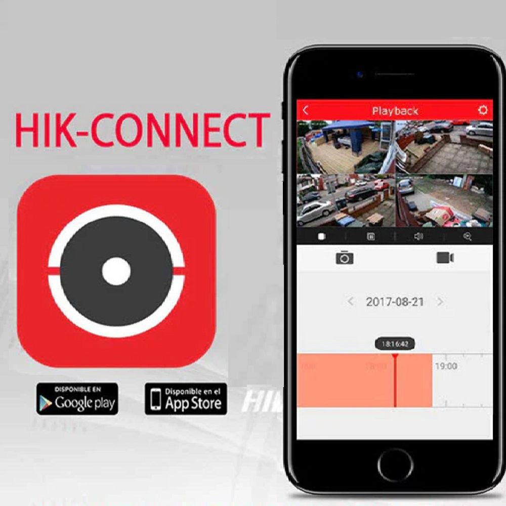 HIKVISION DS-2CD1023G2-LIUF/SL Cámara de Seguridad IP 2MP Lente Fijo IR30 Audio